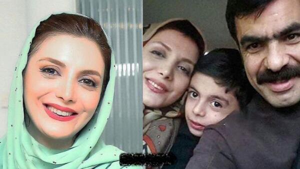 عکس رویا میرعلمی وهمسرش و پسرش