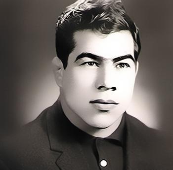 عکس غلامرضا تختی با نوشته