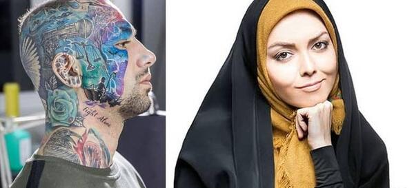 عکس آزاده نامداری در پارک