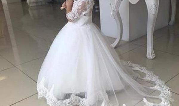 عکس لباس عروس بچه گانه