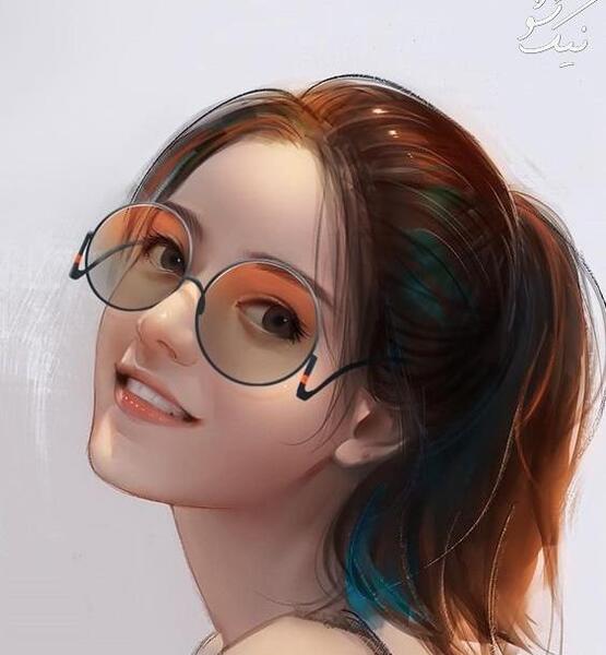 عکس لبخند دختر کارتونی