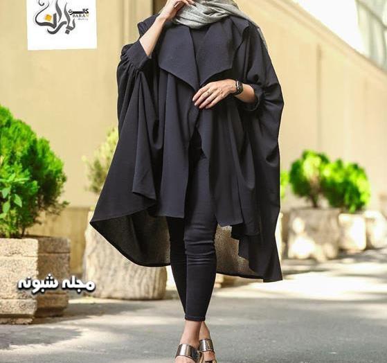 عکس مانتو خفاشی جدید