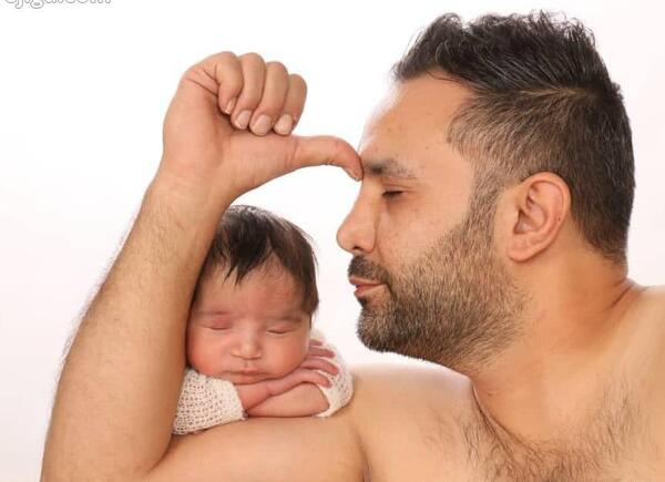 عکس پدر پسری