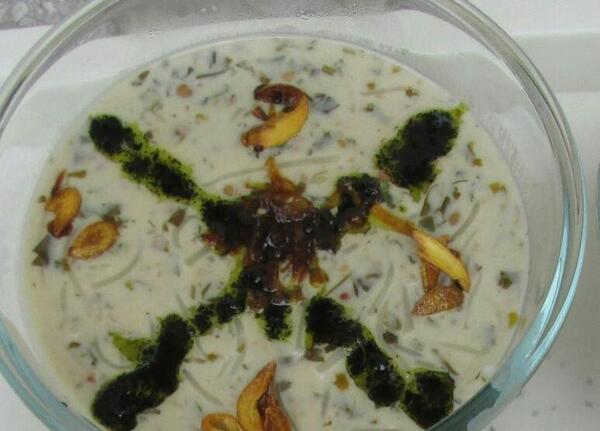 عکس آش رشته دوغ