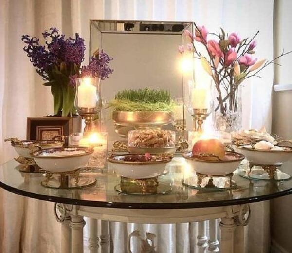 عکس زیباترین ایده برای سفره هفت سین