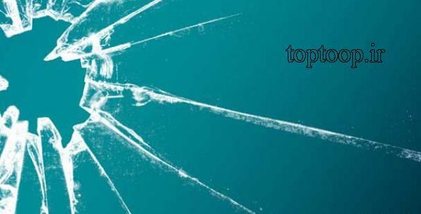 عکس قلب شکسته شیشه ای