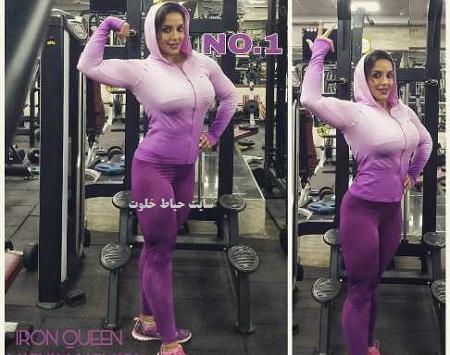 عکس شیرین نوبهاری و همسرش