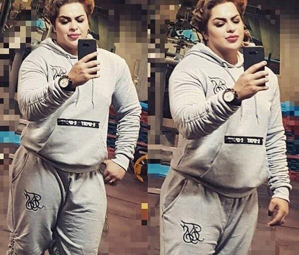 عکس شیرین نوبهاری و همسرش