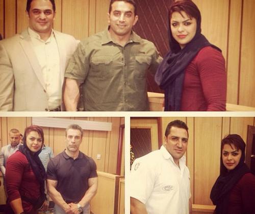 عکس شیرین نوبهاری و همسرش