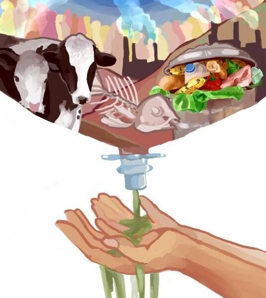 عکس غذا نقاشی