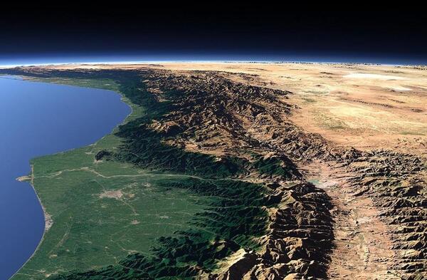 عکس هوایی ماهواره ای ایران