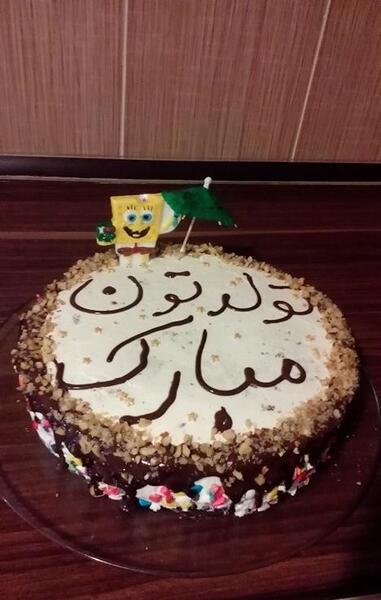عکس کیک تولد طاهره