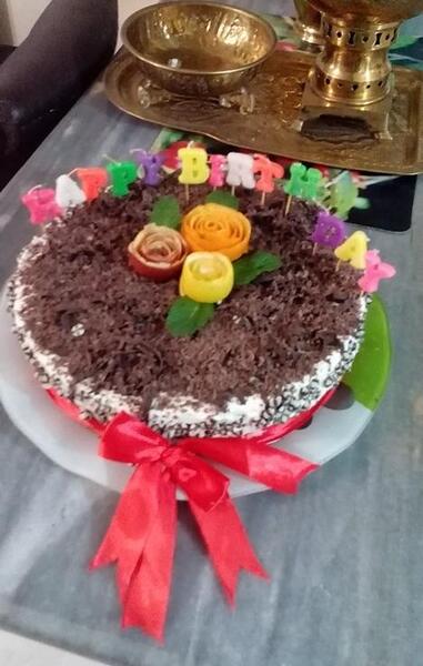 عکس کیک تولد طاهره