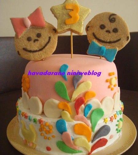 عکس غیر خوراکی روی کیک نی نی سایت