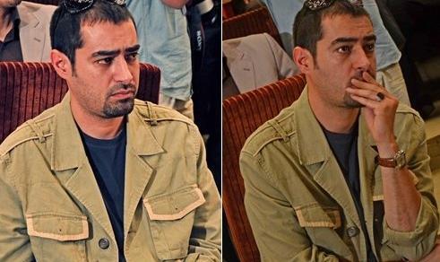 عکس گریه شهاب حسینی