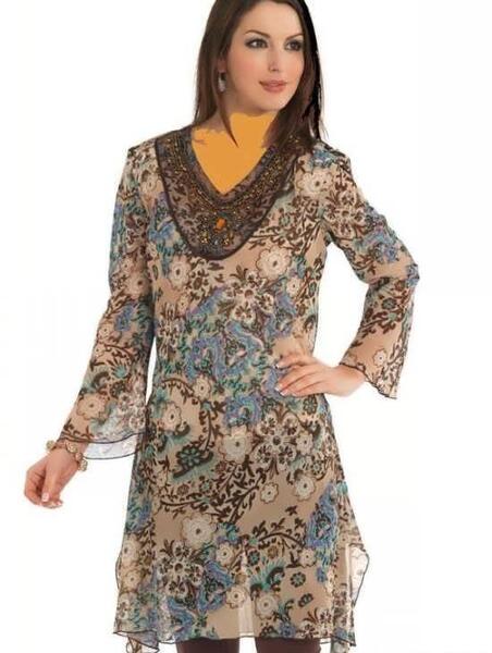 عکس لباس مجلسی حریر ژورژت زنانه
