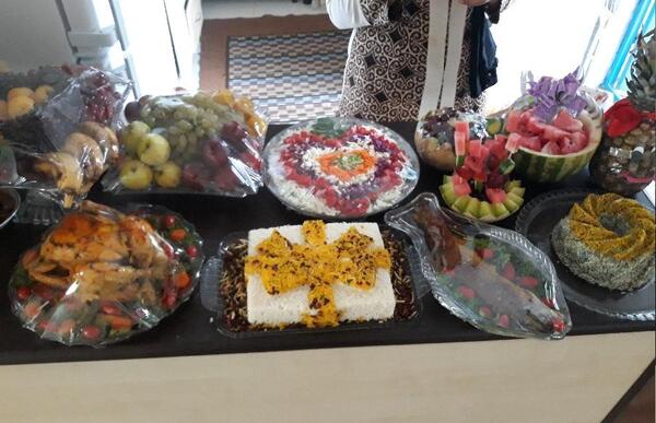 عکس غذا عروسی