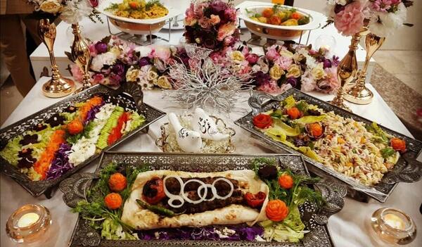 عکس غذا عروسی