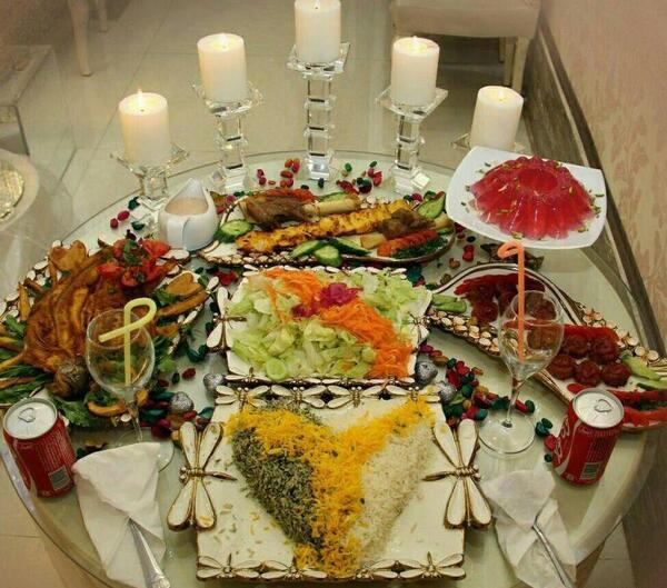عکس غذا عروسی