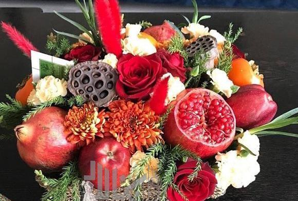 عکس گل یلدایی