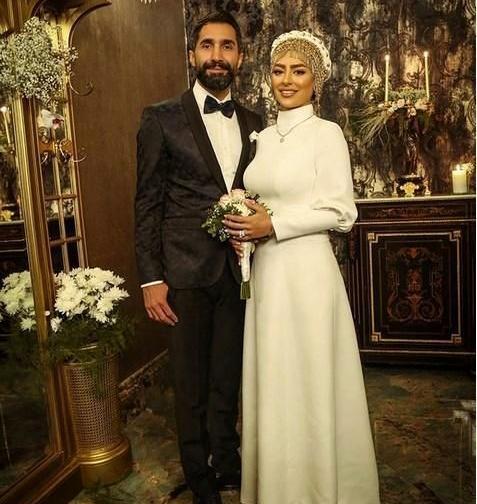 عکس عروسی واقعی سحر قریشی و همسرش