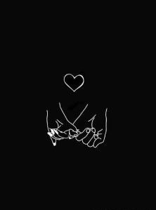 عکس قلب شکسته سیاه سفید