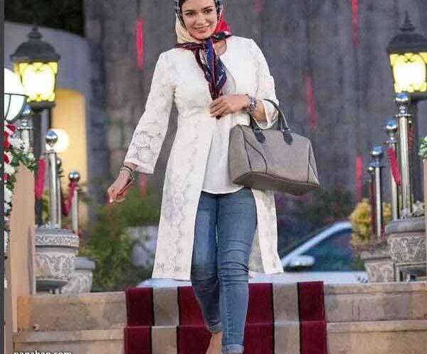 عکس مدل مانتو جلو باز سحر قریشی