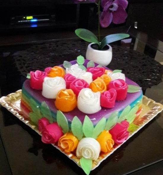 عکس ژله عروس