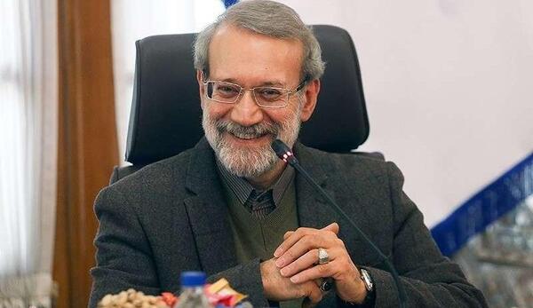 عکس خنده لاریجانی