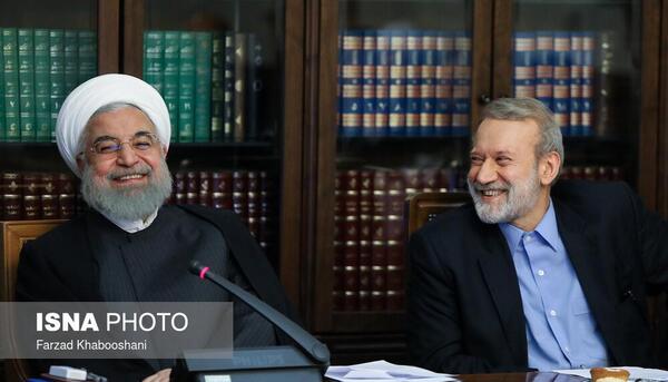 عکس خنده لاریجانی
