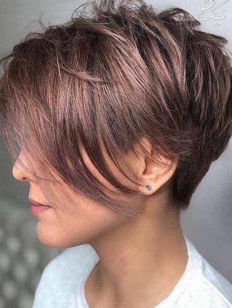 عکس فیک دخترونه با مو های کوتاه