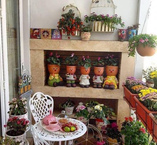 عکس ایده تزیین بالکن کوچک