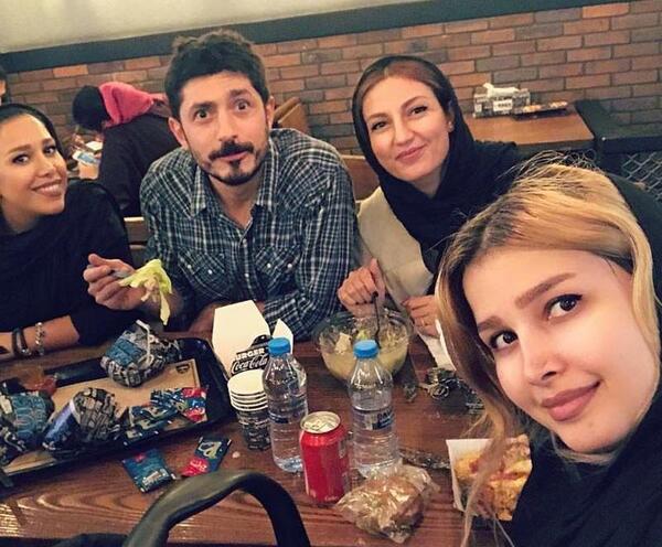 عکس خانوادگی حدیث میرامینی