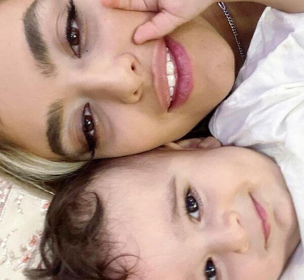عکس فرزند ریحانه پارسا