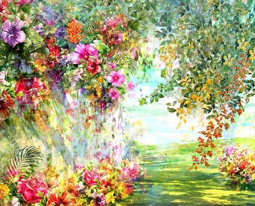 عکس بهار نقاشی