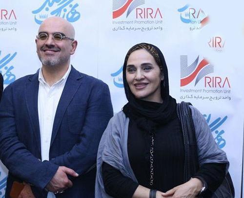 عکس رویا نونهالی و همسرش