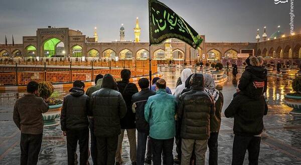عکس حرم امام رضا خالی