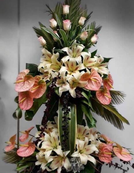 عکس دسته گل ایستاده