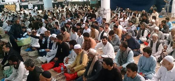 عکس مراسم فاتحه خوانی