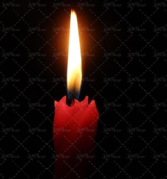 عکس سیاه ساده با شمع
