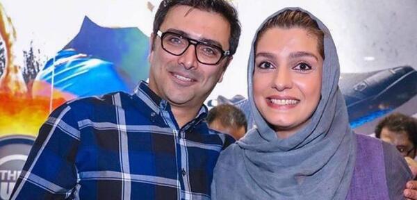 عکس رضا فیض نوروزی و همسرش