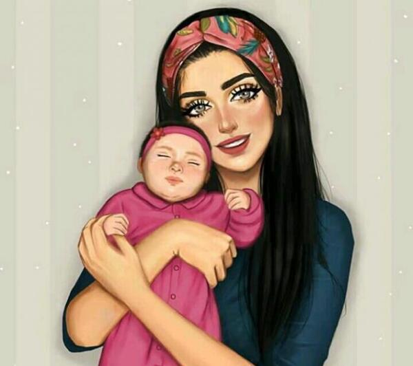 عکس پروفایل فانتزی نوزاد