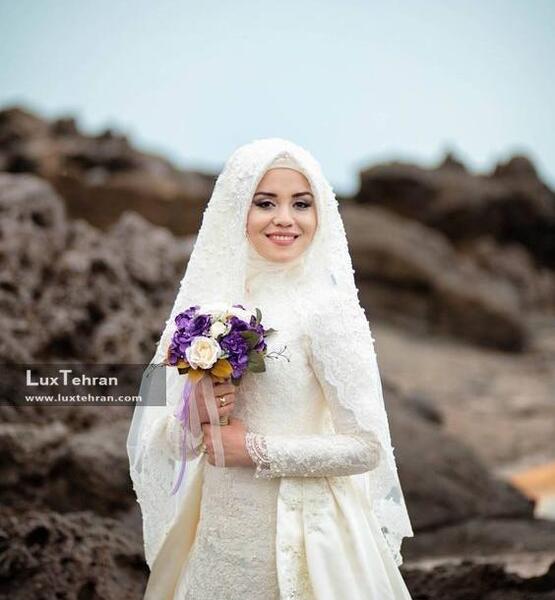 عکس عروس نیمه حجاب