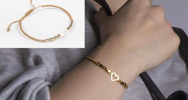عکس دستبند طلا ظریف