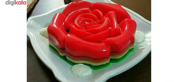 عکس ژله با قالب گل رز