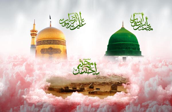 عکس وفات پیامبر و امام حسن