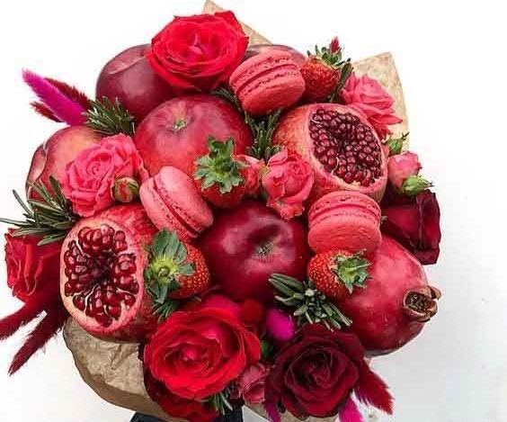 عکس دسته گل یلدایی