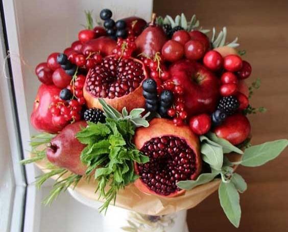 عکس دسته گل یلدایی