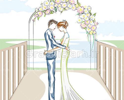 عکس فانتزی عروس و داماد