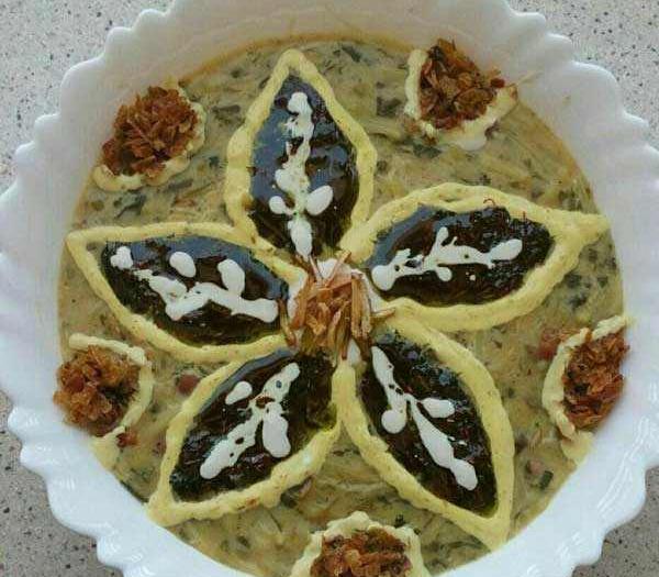 دانلود عکس تزیین آش رشته